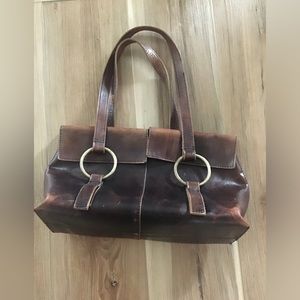 Vintage Hobo International Leather Satchel